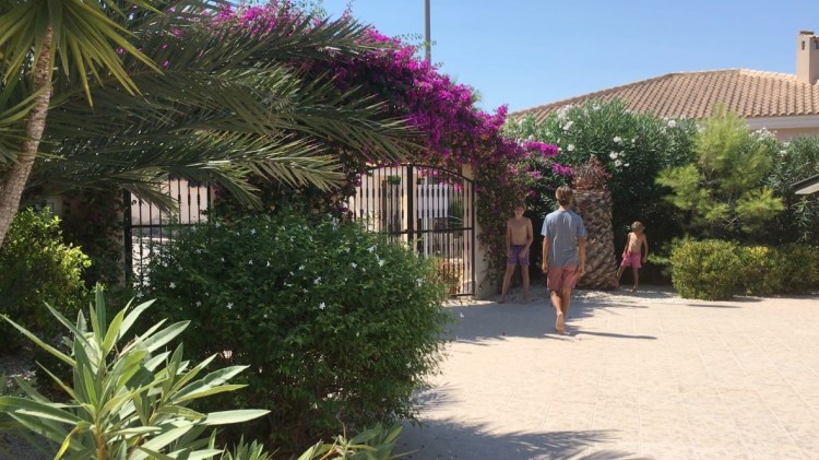 Playing football alicante home